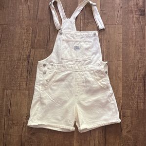 White short overalls